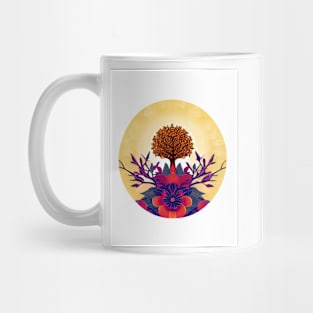 gold tree Mug